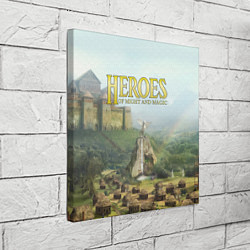 Холст квадратный Оплот Heroes of Might and Magic 3 Z, цвет: 3D-принт — фото 2