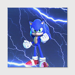 Холст квадратный SONIC СОНИК СИНИЙ ЁЖ Z, цвет: 3D-принт — фото 2