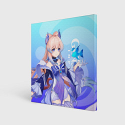 Холст квадратный Genshin Impact, Кокоми, цвет: 3D-принт