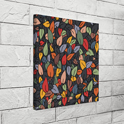 Холст квадратный Рисованная Осень, цвет: 3D-принт — фото 2