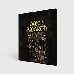 Холст квадратный Amon Amarth, цвет: 3D-принт
