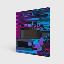 Холст квадратный CS GO Decimator Опустошитель, цвет: 3D-принт