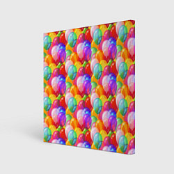 Холст квадратный Воздушные Шары, цвет: 3D-принт