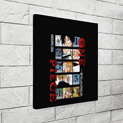 Холст квадратный Пятерка из Ван Пис, цвет: 3D-принт — фото 2