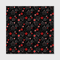 Холст квадратный Сатана, цвет: 3D-принт — фото 2