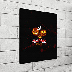 Холст квадратный Кровавый Halloween, цвет: 3D-принт — фото 2