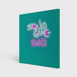 Холст квадратный Squid game a, цвет: 3D-принт