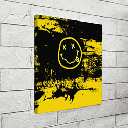 Холст квадратный Нирвана Гранж Nirvana Smile, цвет: 3D-принт — фото 2