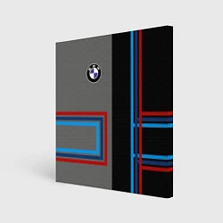 Холст квадратный Автомобиль BMW БМВ, цвет: 3D-принт