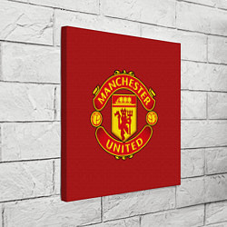 Холст квадратный Manchester United F C, цвет: 3D-принт — фото 2