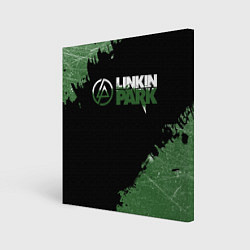 Холст квадратный Линкин Парк в стиле Гранж Linkin Park, цвет: 3D-принт