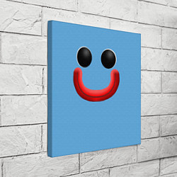 Холст квадратный Huggy Waggy smile, цвет: 3D-принт — фото 2