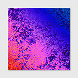 Холст квадратный Абстрактный пурпурно-синий, цвет: 3D-принт — фото 2