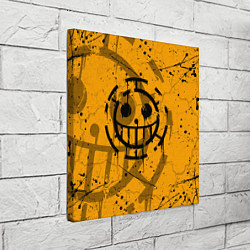 Холст квадратный ONE PIECE ПИРАТЫ ЛОГО, цвет: 3D-принт — фото 2