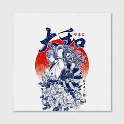 Холст квадратный Ямато девушка самурай Ван Пис, цвет: 3D-принт — фото 2