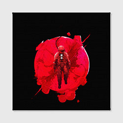 Холст квадратный Космонавт на кровавой луне, цвет: 3D-принт — фото 2
