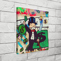 Холст квадратный Alec Monopoly ART, цвет: 3D-принт — фото 2