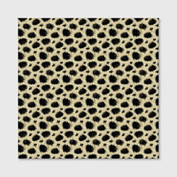 Холст квадратный Шкура Леопарда Leopard, цвет: 3D-принт — фото 2