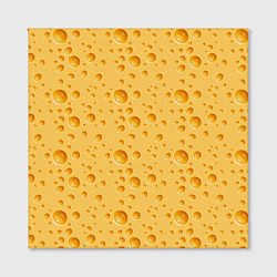 Холст квадратный Сыр Cheese, цвет: 3D-принт — фото 2