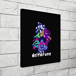 Холст квадратный DELTARUNE РУНА ДЕЛЬТА ГЕРОИ ИГРЫ, цвет: 3D-принт — фото 2