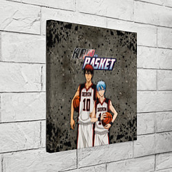 Холст квадратный Kuroko no Basket, Kagami Taiga Kuroko Tetsuya, цвет: 3D-принт — фото 2