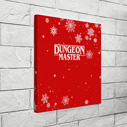 Холст квадратный ГАЧИМУЧИ DUNGEON MASTER НОВОГОДНИЙ, цвет: 3D-принт — фото 2