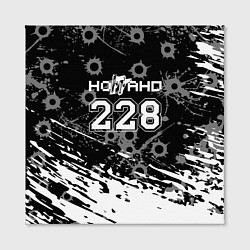 Холст квадратный Ноггано 228 сквозные пули, цвет: 3D-принт — фото 2