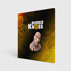 Холст квадратный BUBBLE KVASS - СКАЛА Пламя, цвет: 3D-принт