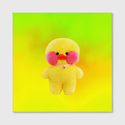 Холст квадратный ИГРУШКА УТЯ ЛАЛАФАНФАН УТОЧКА, цвет: 3D-принт — фото 2