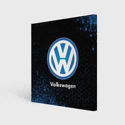 Холст квадратный Volkswagen - Объемный, цвет: 3D-принт