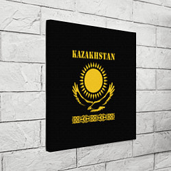 Холст квадратный KAZAKHSTAN Казахстан, цвет: 3D-принт — фото 2
