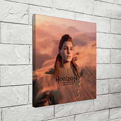 Холст квадратный Aloy Horizon Forbidden Zero Dawn, цвет: 3D-принт — фото 2