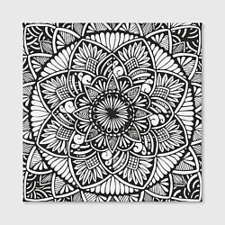 Холст квадратный Мандала 2028-1, цвет: 3D-принт — фото 2