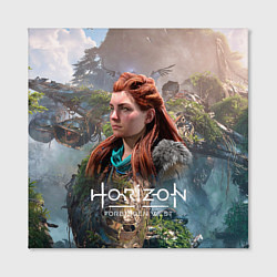 Холст квадратный Охотница Элой, цвет: 3D-принт — фото 2