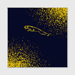 Холст квадратный ЯГУАР - Контур - Арт, цвет: 3D-принт — фото 2