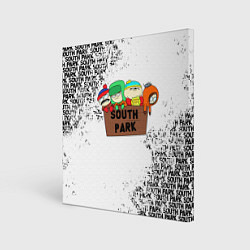 Холст квадратный Южный парк - персонажи South Park, цвет: 3D-принт