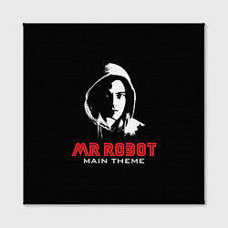 Холст квадратный MR ROBOT Хакер, цвет: 3D-принт — фото 2