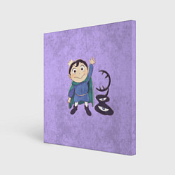 Холст квадратный Ousama Ranking Bojji, цвет: 3D-принт