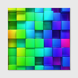 Холст квадратный Color geometrics pattern Vanguard, цвет: 3D-принт — фото 2