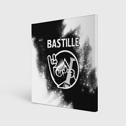 Холст квадратный Bastille - КОТ - Краска, цвет: 3D-принт
