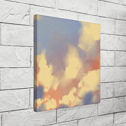 Холст квадратный Облачное небо на закате, цвет: 3D-принт — фото 2