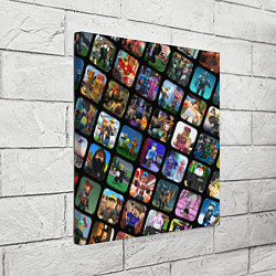 Холст квадратный ROBLOX СЮЖЕТЫ, цвет: 3D-принт — фото 2