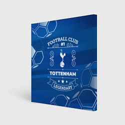 Холст квадратный Tottenham FC 1, цвет: 3D-принт