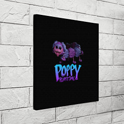 Холст квадратный POPPY PLAYTIME PJ Pug-a-Pillar, цвет: 3D-принт — фото 2