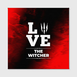 Холст квадратный The Witcher Love Классика, цвет: 3D-принт — фото 2