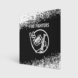 Холст квадратный Foo Fighters КОТ Арт, цвет: 3D-принт
