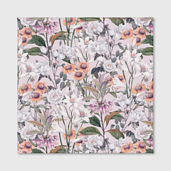Холст квадратный Цветы Эхинацеи, цвет: 3D-принт — фото 2
