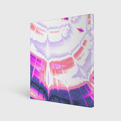 Холст квадратный Тай-дай Абстракция Tie-Dye, цвет: 3D-принт