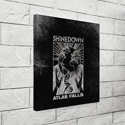 Холст квадратный Atlas Falls - Shinedown, цвет: 3D-принт — фото 2