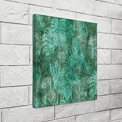 Холст квадратный Растительный камуфляж, цвет: 3D-принт — фото 2